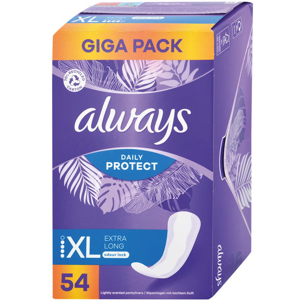Always Intímky Daily Protect Extra Long 54 ks