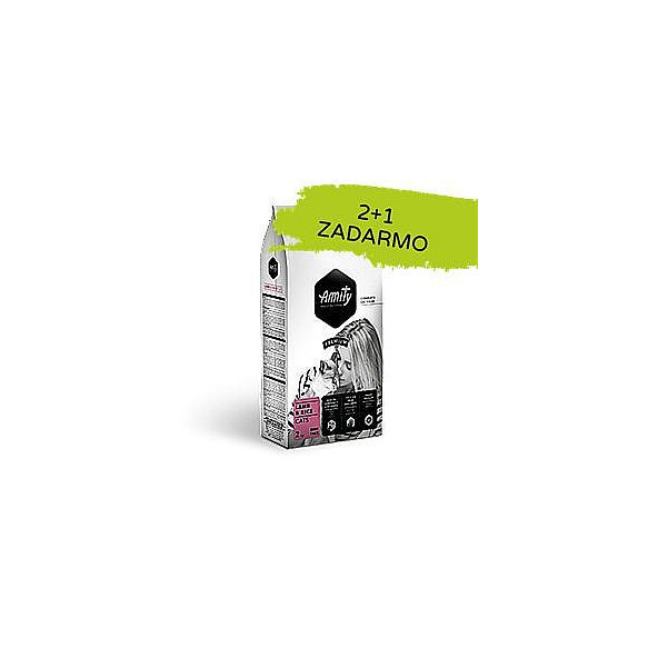 Amity CATS Premium Lamb and Rice 2kg 2+1 zdarma