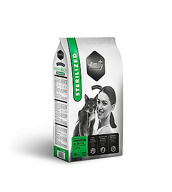 E-shop Amity CATS Premium STERILIZED Chicken Rice 2kg
