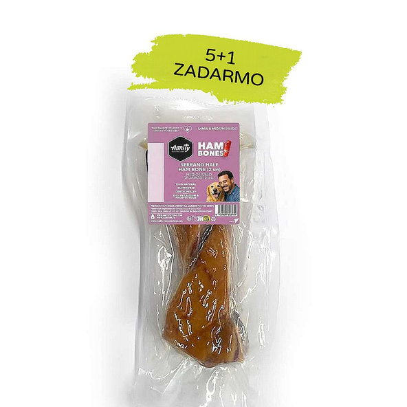 Amity Serrano šunková kosť polovička 2 ks (350–400 g) 5+1 zdarma