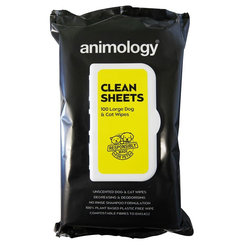 Animology Clean Sheets čistiace utierky pre psov a mačky 100 ks