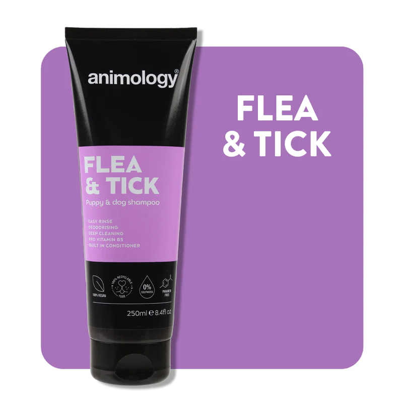 Animology Flea & Tick antiparazitný šampón pre psov 250 ml