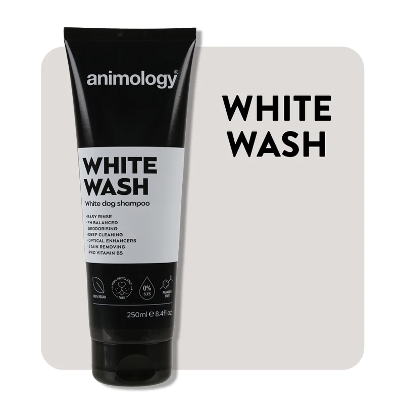 Animology White Wash šampón pre psov na bielu srsť 250 ml