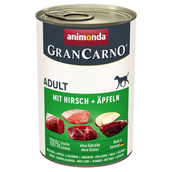 Animonda GRANCARNO® konzervy pre dospelé psy - hovädzie, jeleň, jablko 6 x 400g