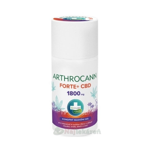Annabis ARTHROCANN Forte+ CBD 1800 mg gél konopný masážny 90ml