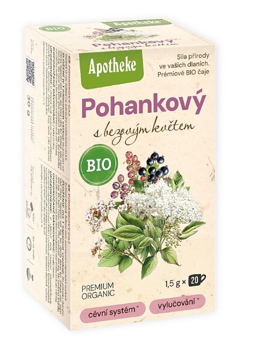 APOTHEKE BIO SELECTION POHÁNKOVÝ BYLINNÝ ČAJ, 20x1,5g kúpite na Najlekaren.eu