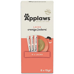 Applaws Cat Treat Salmon puree pochúťka 8 x 15 g