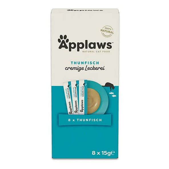 Applaws Cat Treat Tuna puree pochúťka 8 x 15 g