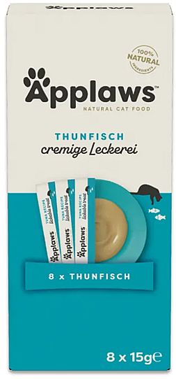 Applaws Cat Treat Tuna puree pochúťka 8 x 15 g