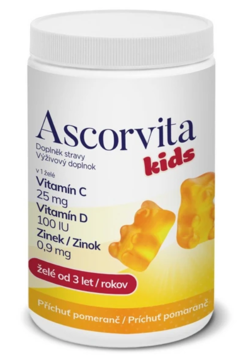 Ascorvita Kids želé medvedíky 60 ks kúpite na Najlekaren.eu