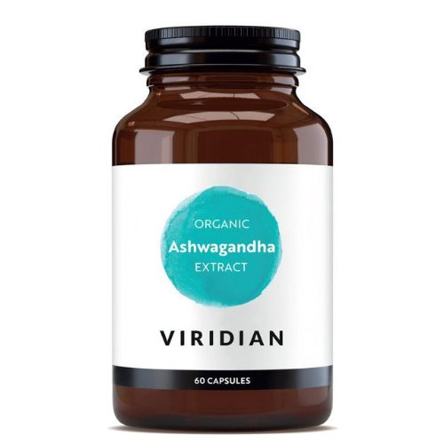 Ashwagandha - indický ženšen extract Viridian 60 kapsúl