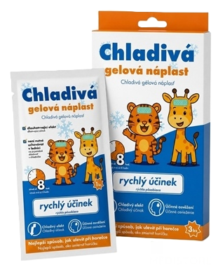 Astina Pharm Chladivá gélová náplasť 4 x 11 cm 3 ks
