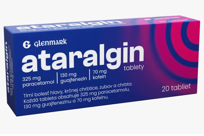 ATARALGIN proti bolesti hlavy, zubov a chrbta 20 tbl
