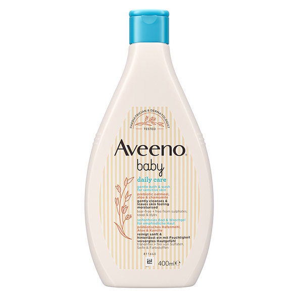 Aveeno Baby Daily Care Gentle bath & wash jemný kúpeľ a umývací gél 400 ml
