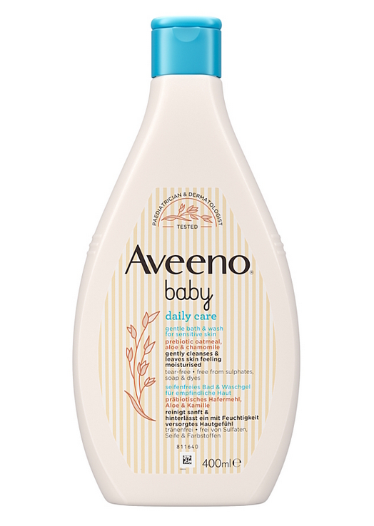 Aveeno Baby Daily Care Gentle bath & wash jemný kúpeľ a umývací gél 400 ml