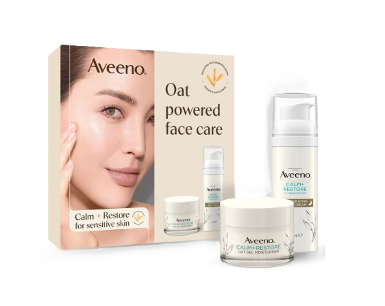 E-shop Aveeno CALM+RESTORE Darčeková sada gél 50 ml + krém 50 ml