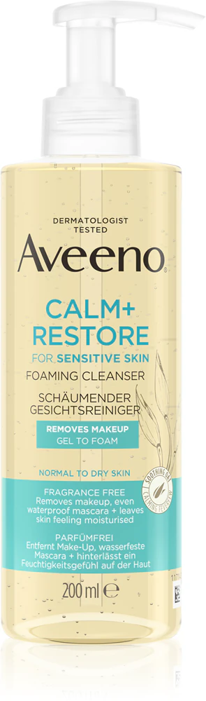 Aveeno CALM+RESTORE Foaming cleanser čistiaca pena 200 ml kúpite na Najlekaren.eu