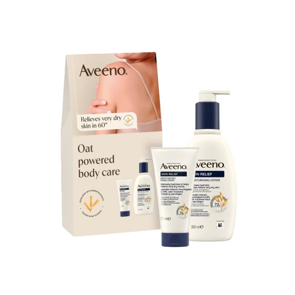 Aveeno Skin Relief darčeková sada telové mlieko + krém na ruky