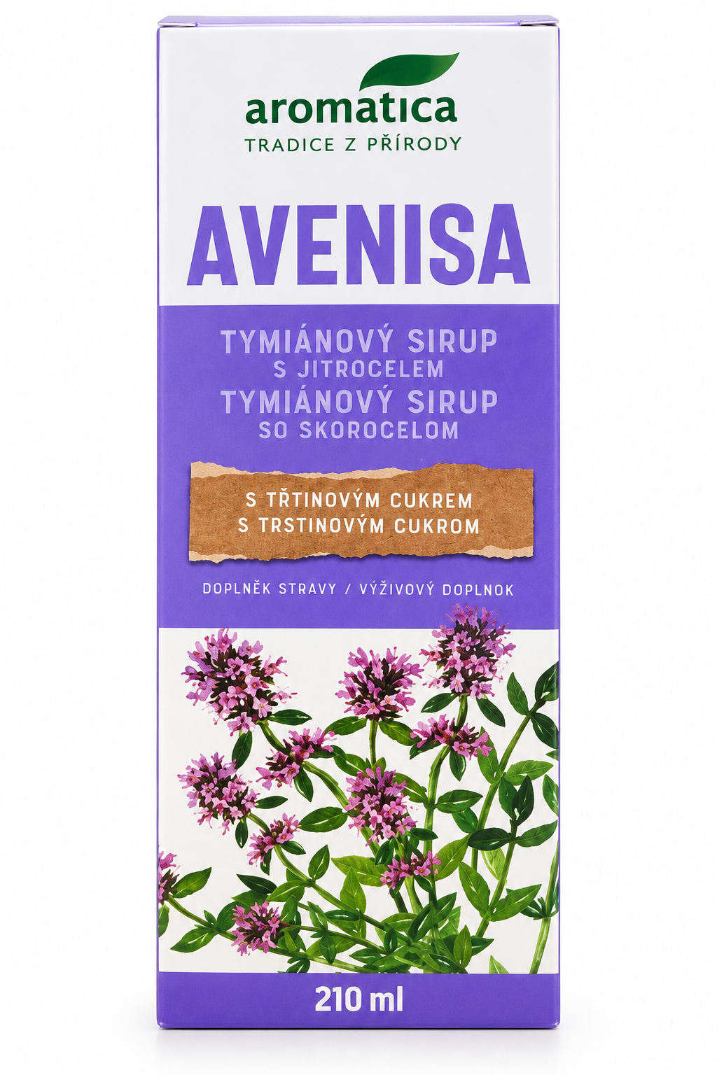 Aromatica Avenisa Skorocelový Sirup Viaczložkový 210 ml
