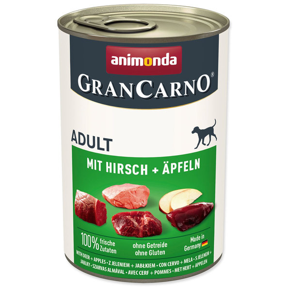 Konzerva Animonda Gran Carno Adult s jeleňom a jablkami 400g