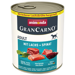 Animonda Gran Carno Adult konzerva s lososom a špenátom 800 g