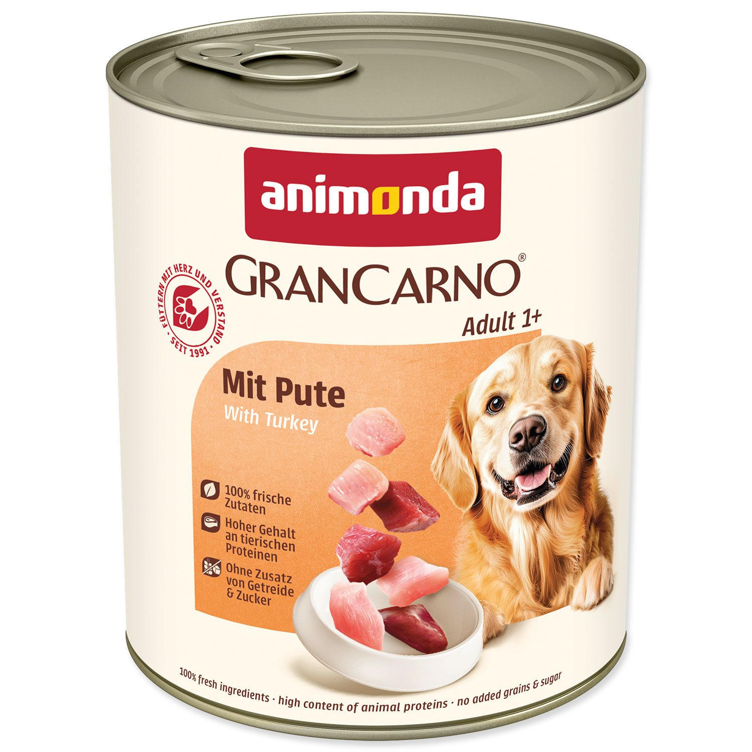 Animonda Gran Carno Adult konzerva s morčacím 800 g