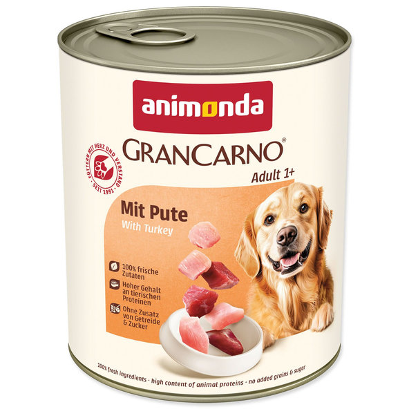 Animonda Gran Carno Adult konzerva s morčacím 800 g