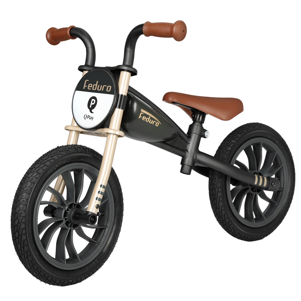 QPLAY Feduro odrážadlo Black/Golden 30 kg