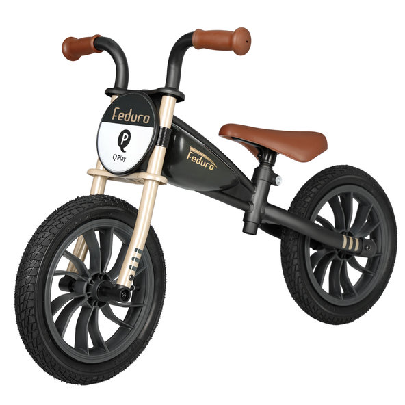 QPLAY Feduro odrážadlo Black/Golden 30 kg
