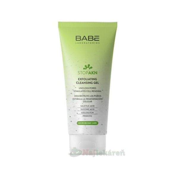 BABÉ AKNÉ Exfoliačný čistiaci gél 200ml