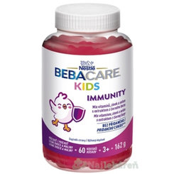 BEBACARE KIDS IMMUNITY želé medvedíky príchuť lesné ovocie a maliny 60ks
