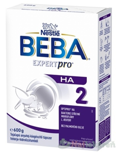 BEBA EXPERT pro HA 2 následná mliečna výživa 600 g kúpite na Najlekaren.eu