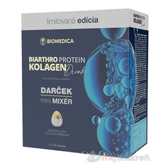 BIOMEDICA Biarthro Protein Kolagen drink vrecúška 2x30ks (60ks) + darček mini mixér