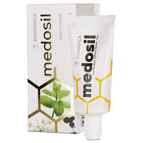 BIOMEDICA MEDOSIL včelí med kvetový pastový 30g