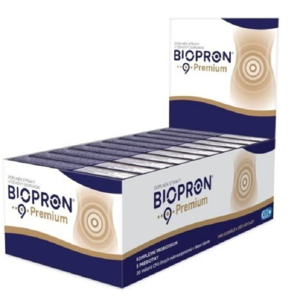 BIOPRON 9 Premium box pre normálnu črevnú flóru 10x10 (100cps)