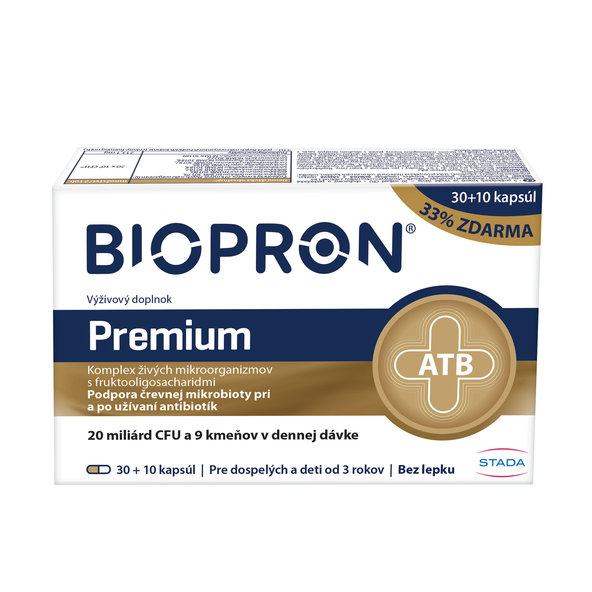 BIOPRON 9 Premium na zachovanie správnej črevnej flóry 30+10cps