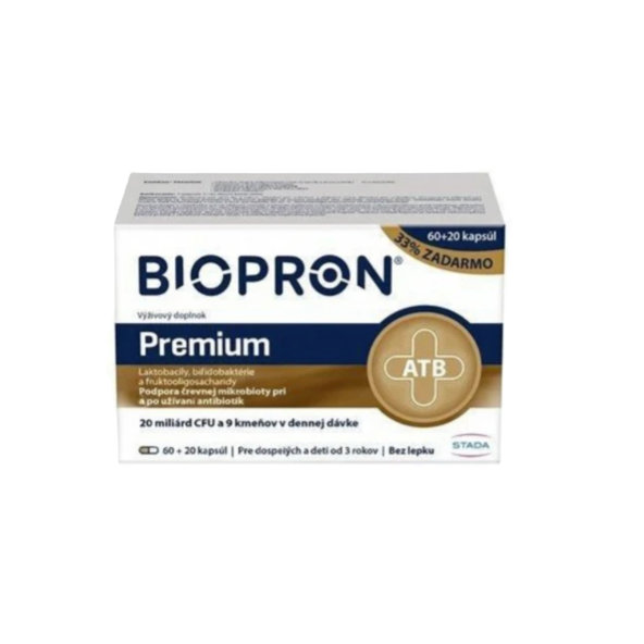BIOPRON Premium 60+20 kapsúl zadarmo