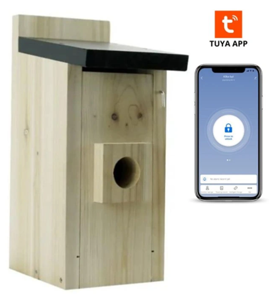 BOT Inteligentná vtáčia búdka s WiFi kamerou Tuya BH1