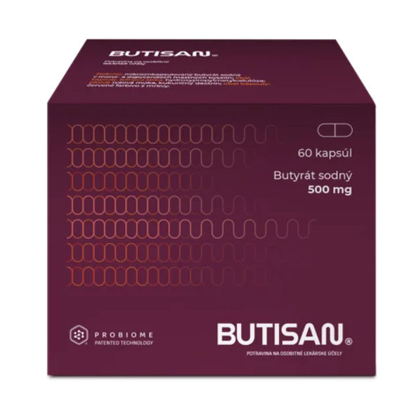 BUTISAN (butyrát sodný 500 mg) 60 kapsúl