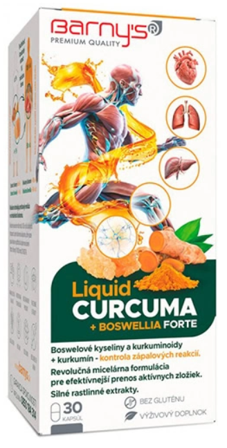 Barny's LIQUID CURCUMA + BOSWELLIA FORTE 30ks kúpite na Najlekaren.eu