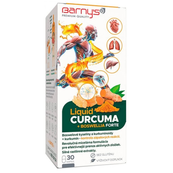 Barny's LIQUID CURCUMA + BOSWELLIA FORTE 30ks