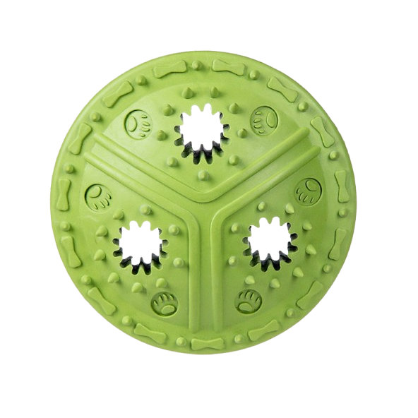 Barry King hračka pre psy - disk na maškrty zelený 11cm