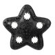 Barry King hračka pre psy - hviezda na maškrty čierna 12,5cm