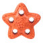 Barry King hračka pre psy - hviezda na maškrty oranžová 12,5cm