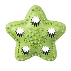 Barry King hračka pre psy - hviezda na maškrty zelená 12,5cm