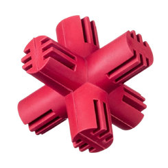 Barry King hračka pre psy - kríž červený 12,5cm