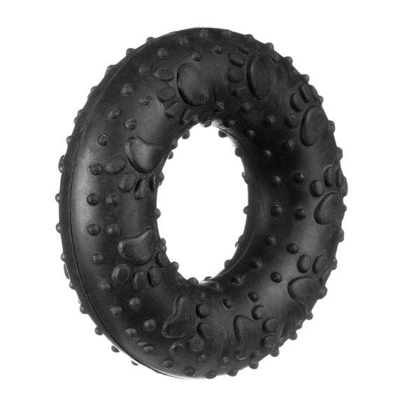 Barry King hračka pre psy - kruh čierny M 9cm