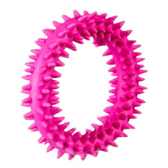 Barry King hračka pre psy - kruh pre šteňa ružový XS 9,5cm