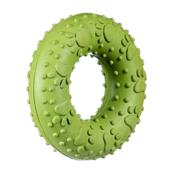 Barry King hračka pre psy - kruh zelený M 9cm