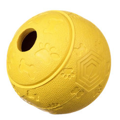 Barry King hračka pre psy - lopta na maškrty žltá M 8cm